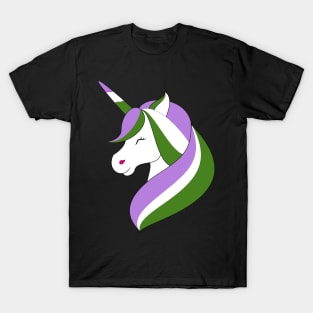 genderqueer Unicorn T-Shirt